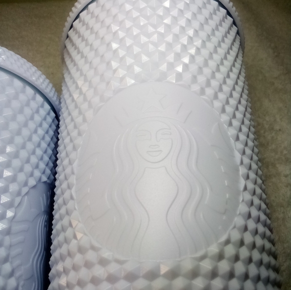 Starbucks Studded white bling Tumblrs - Picture 7 of 10